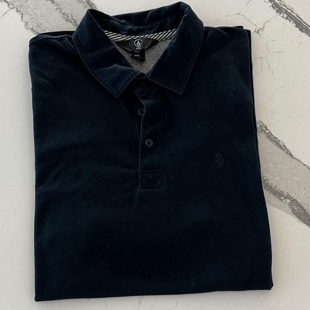 Volcom Men’s SZ M Black Polo